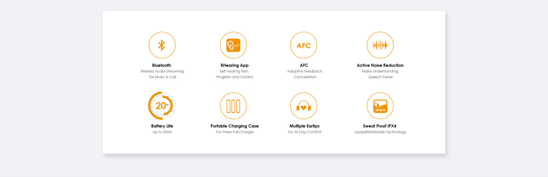 bhearing hearing device hearing aids amplifiers bluetooth wireless enhance your hearing next generation innovative hearing boost device mobile app self hearing test